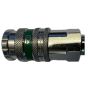 COUPLING 1/4 NPT MALE NBR