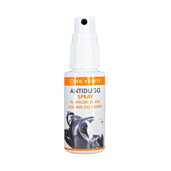 Antidugg spray til glass og visir 30 ml | SG Safety