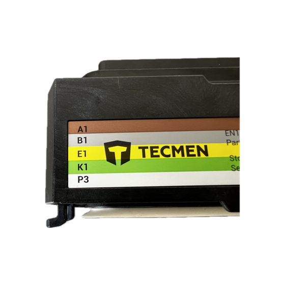 ABEKP3 filter for Tecmen viftemotor E4-T filterfarger front