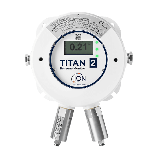 Titan 2 benzen-monitor fra Ion Science