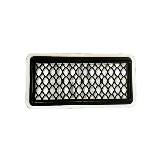 P3-filter til Tecmen E4-T viftemotor sett ovenfra