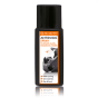 Antidugg spray som medfølger systempakken, front med bilde og logo