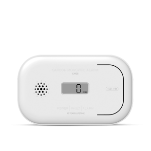 Housegard CO-alarm hvit front