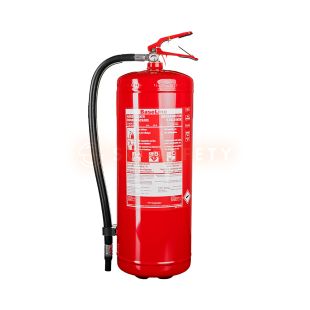 Brannslukker 12kg ABC pulver Baseline front rød