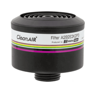 CleanAIR® kombinasjonsfilter A2B2E2K2 P3 R + ozon