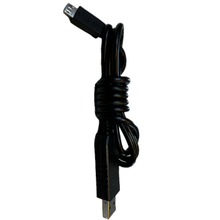Ladekabel til poli gassmåler svart