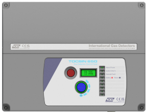 TOC 650 gassmålings sentral front dashbord