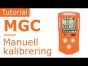 Hvordan manuelt kalibrere en Multi Gas Clip (MGC) fra GCT