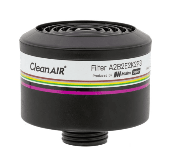 CleanAIR® kombinasjonsfilter A2B2E2K2 P3 R + ozon
